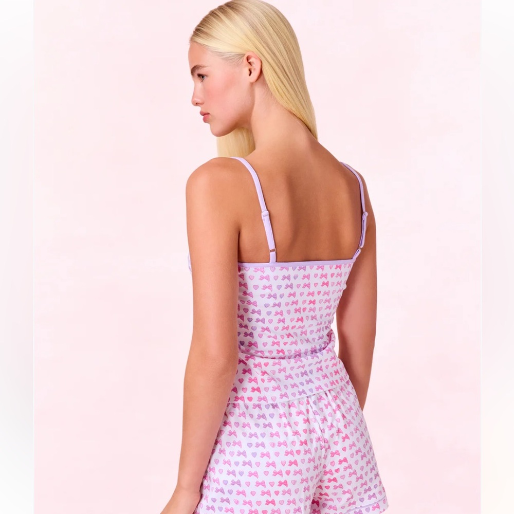 LoveShackFancy X Roller Rabbit Disco Bow Mischa Set Size XS - Picture 4 of 5